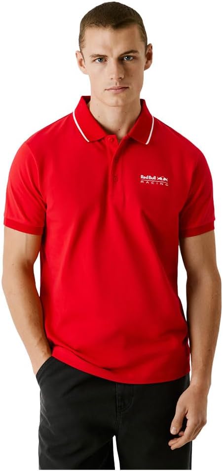 Red Bull Racing X Pepe Jeans Men's Tipped Logo Polo
