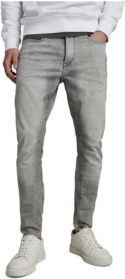 G-STAR Raw Men's 3301 Straight Fit Jean in Cyclo Stretch Denim