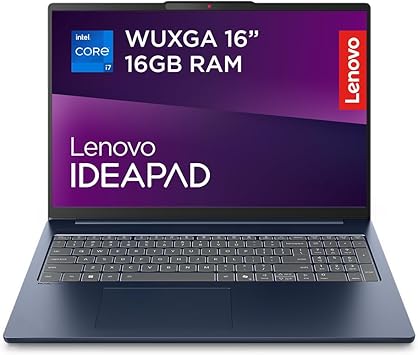 Lenovo IdeaPad Slim 5 | 16 inch WUXGA 1200p Laptop | Intel Core i5-13420H | 16GB RAM | 1TB SSD | Windows 11 Home | Cosmic Blue