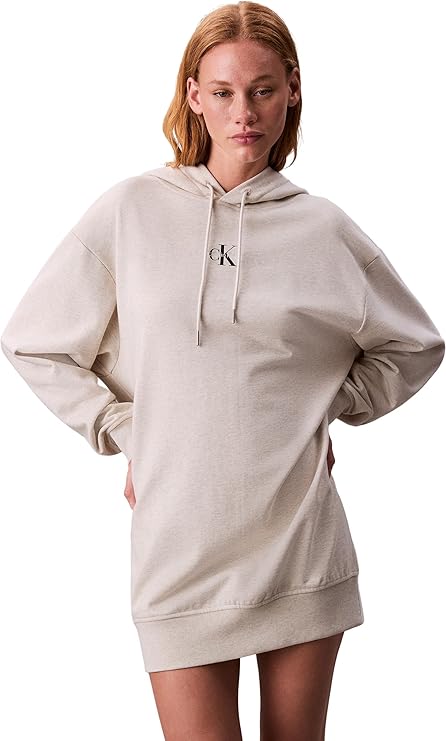 Calvin Klein Women's Premium Terry Longline Hoodie