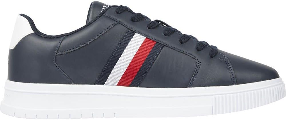 Tommy Hilfiger Men's Supercup LTH Stripes Ess Fm0fm04895Cupsole Sneaker