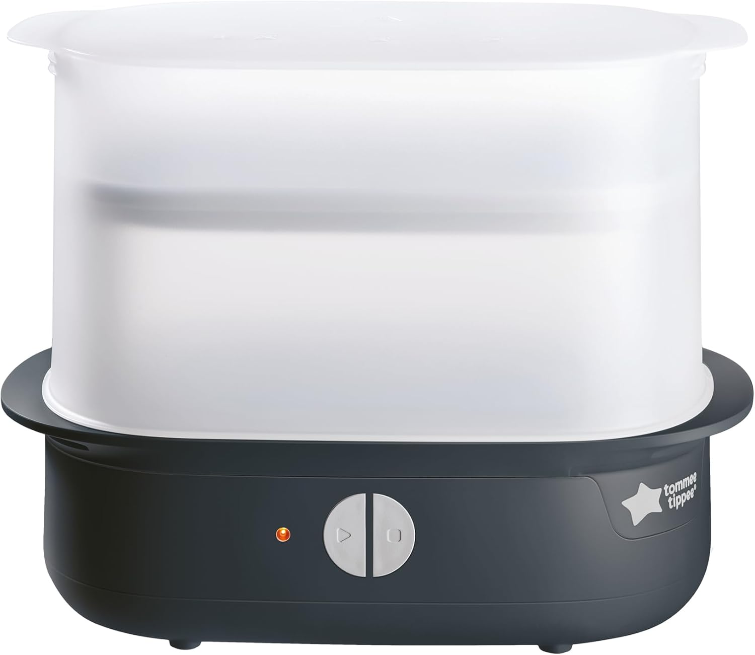 Tommee Tippee Supersteam Electric Steam Steriliser, Black, for Baby Bottles, Soothers and Feeding Accessories, Kills Viruses* and 99.9% of Harmful Bacteria, 5-Minute Sterilisation Cycle