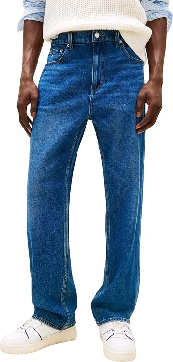 Tommy Jeans Men’s Otis Regular Straight Leg Jeans
